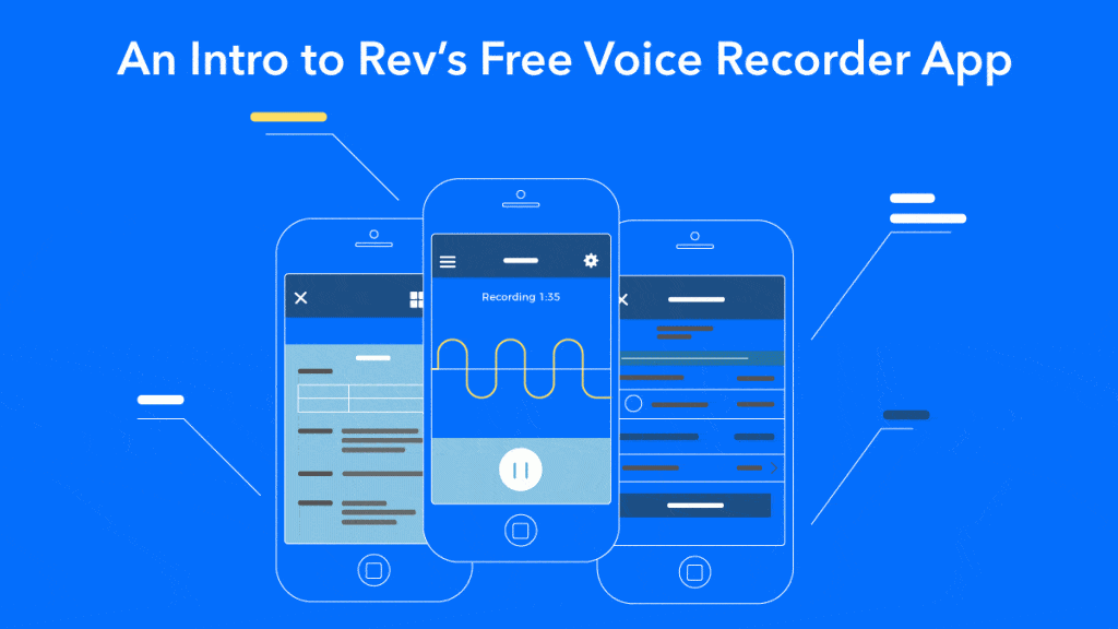 An Intro to Rev's Free Voice Recorder App