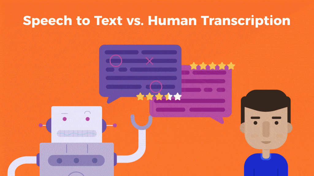 Speech to Text vs Human Transcription