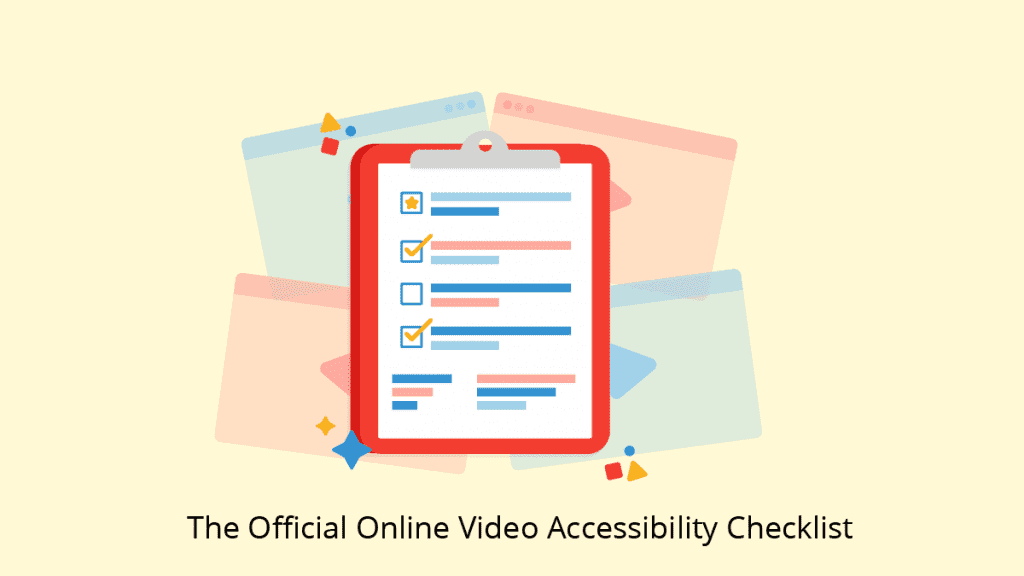 The Official Online Video Accessibility Checklist