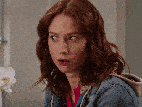 the unbreakable kimmy schmidt dropping jaw in shock gif 