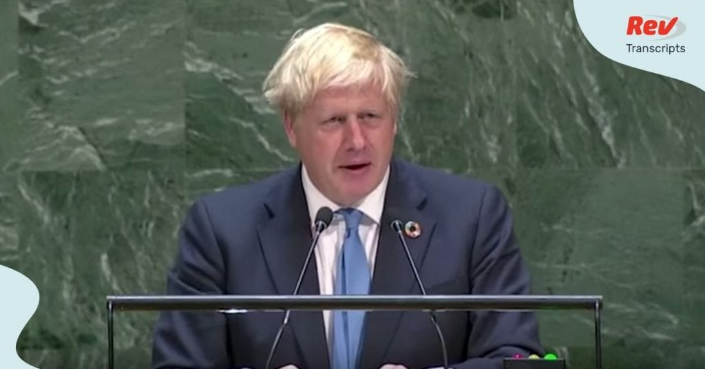 Boris Johnson Speech Transcript Brexit Chickens AI