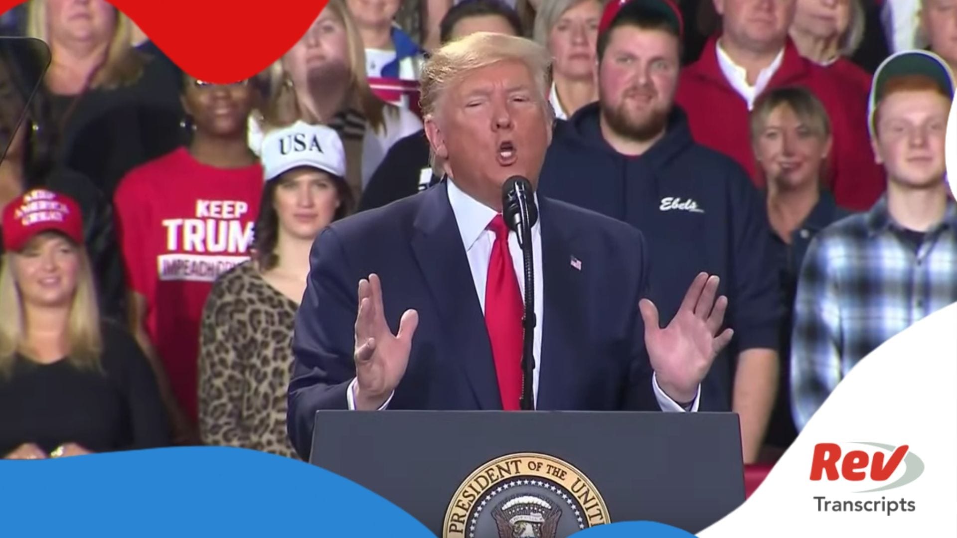 Donald Trump Michigan Rally Transcript Impeachment