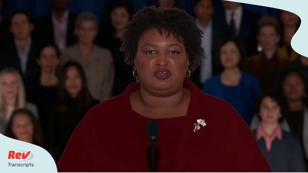 Stacey Abrams Speech Transcript Democratic Response