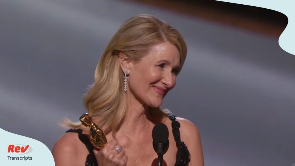 Lauras Dern Academy Awards Acceptance Speech Transcript