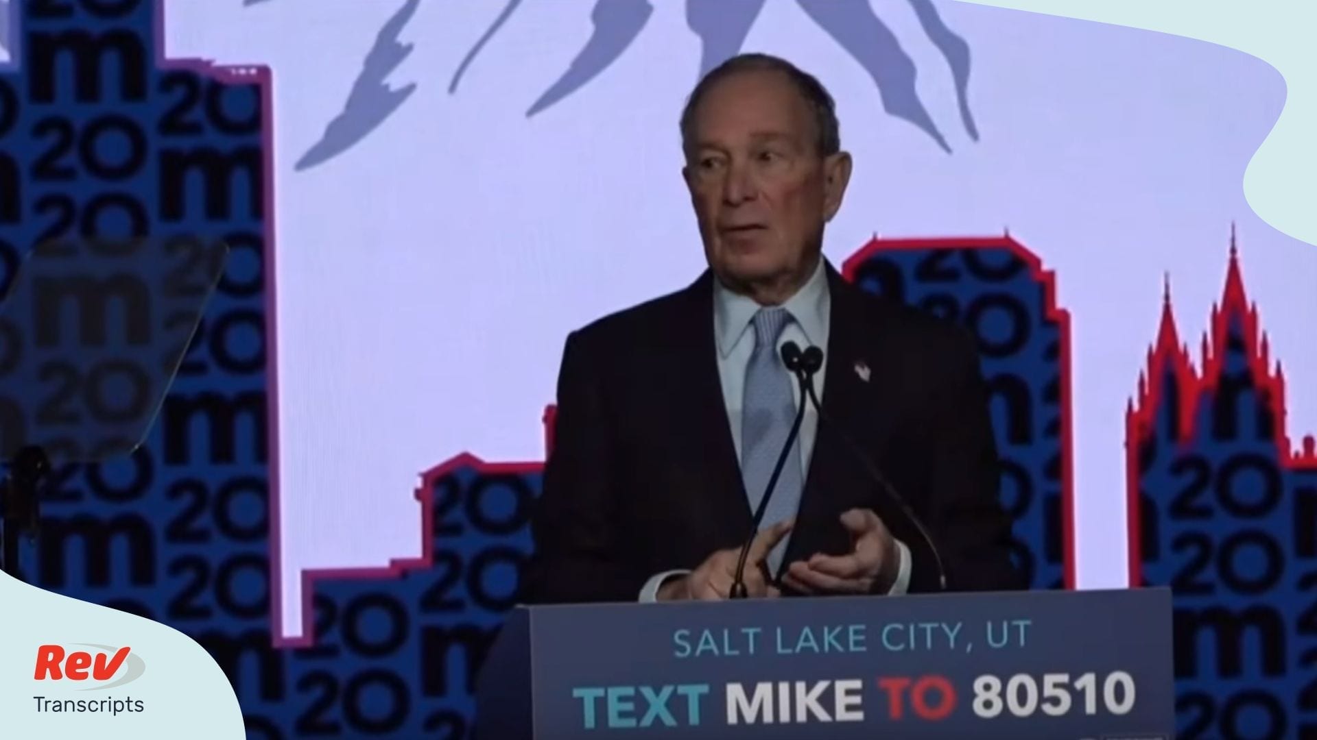 Mike Bloomberg Salt Lake City Rally Speech Transcript