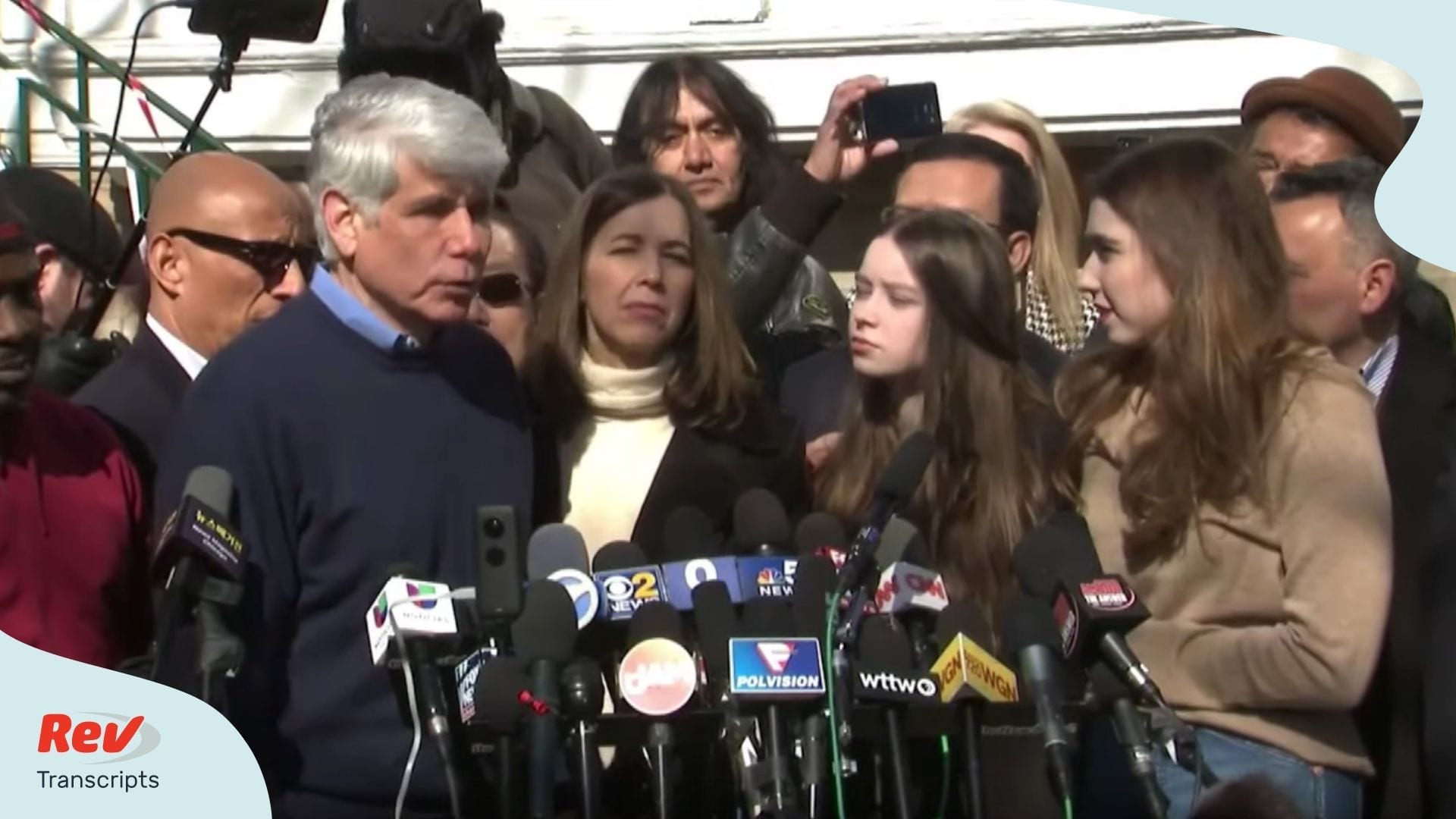 Rod Blagojevich speaks to reporters after being granted clemency by Trump transcript
