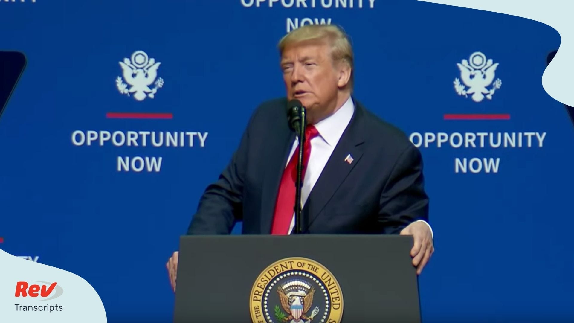 Trump Speech Transcript at Opportunity Now Summit in Charlotte NC