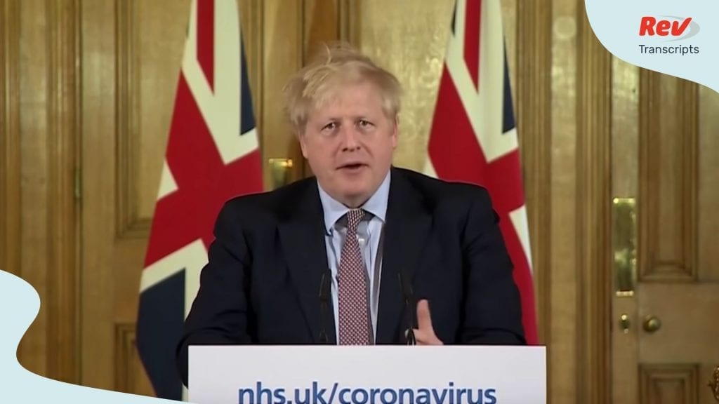 Boris Johnson Coronavirus Speech Transcript