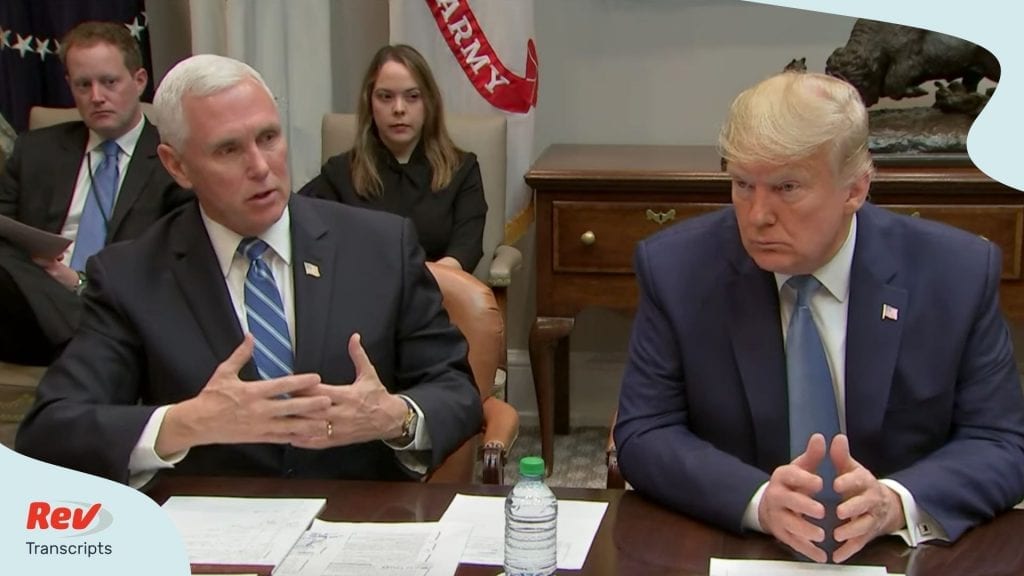 Donald Trump Mike Pence Meet with Health Insurance CEOs