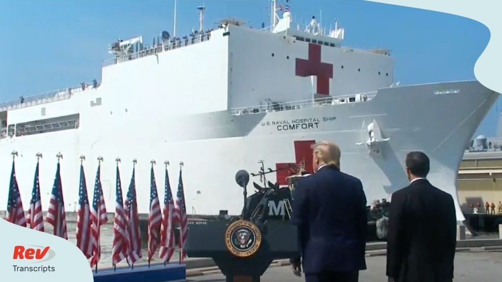 Donald Trump Sendoff Speech for Ship Bound for NYC