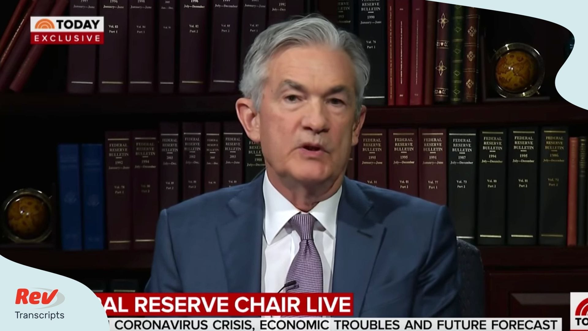 Fed Chair Jerome Powell Interview Transcript