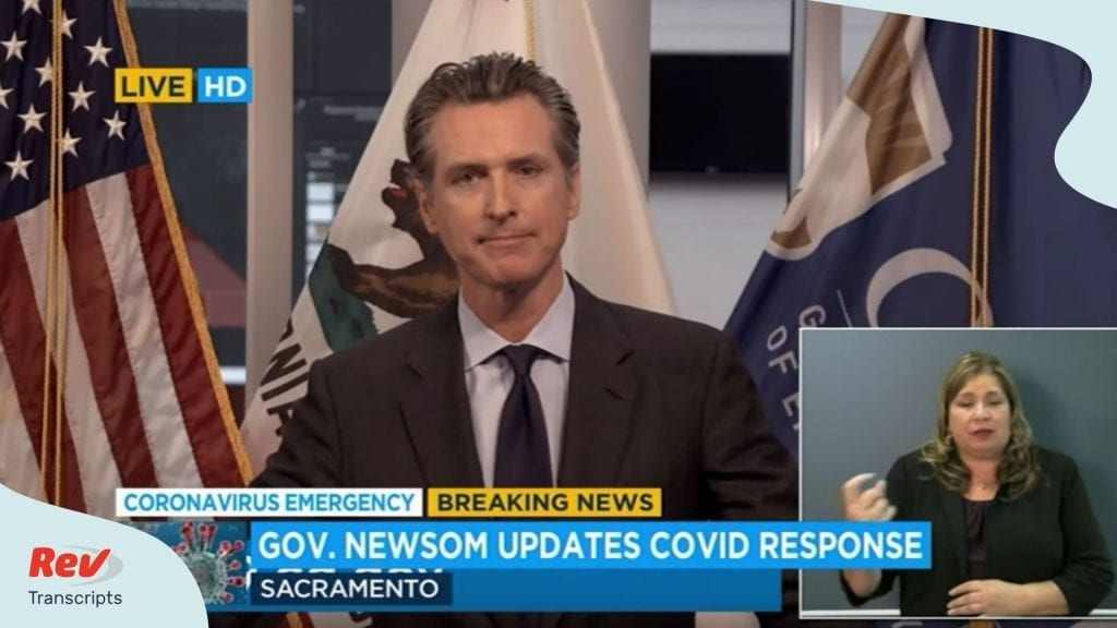 Gavin Newsom Coronavirus Briefing Transcript March 25 California