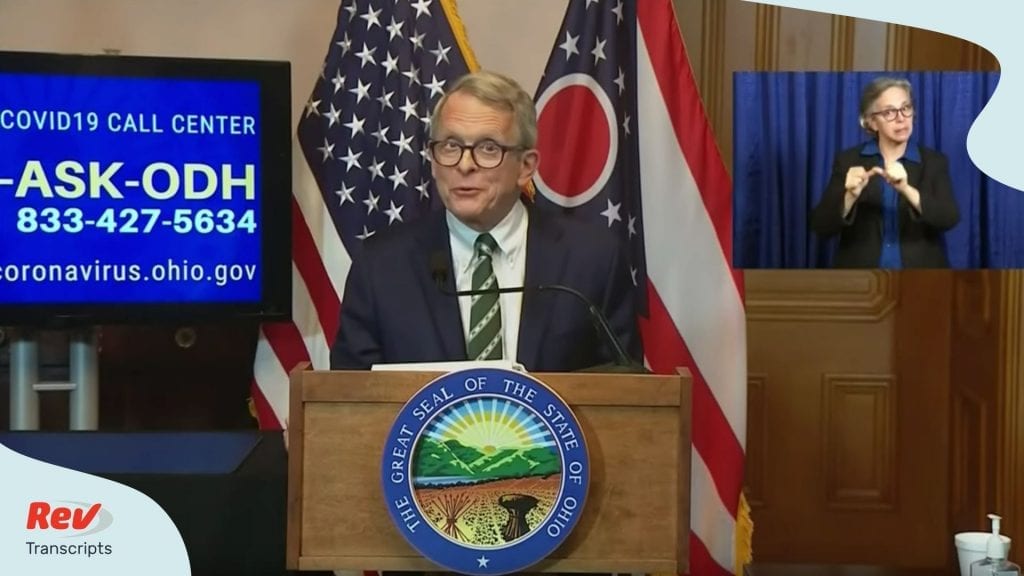 Governor Mike DeWine Ohio Press Conference March 31