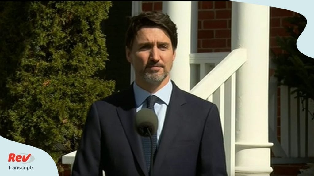 Justin Trudeau Speech Transcript on Wife Getting COVID-19