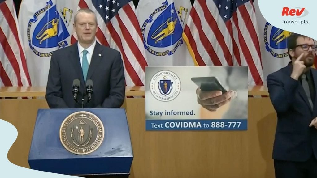 Massachusetts Governor COVID-19 Update