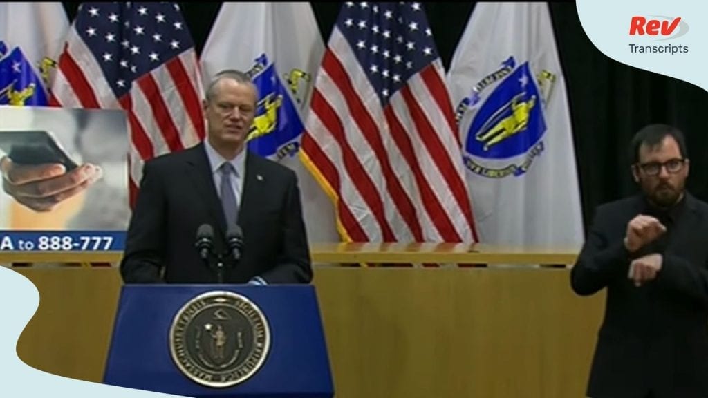 Massachusetts Governor COVID Briefing March 24