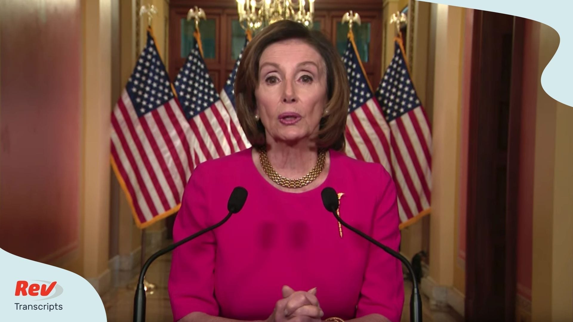 Nancy Pelosi Speech Transcript Coronavirus Bill March 23