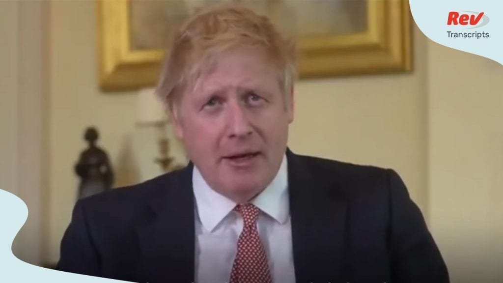 Boris Johnson Coronavirus Speech April 12