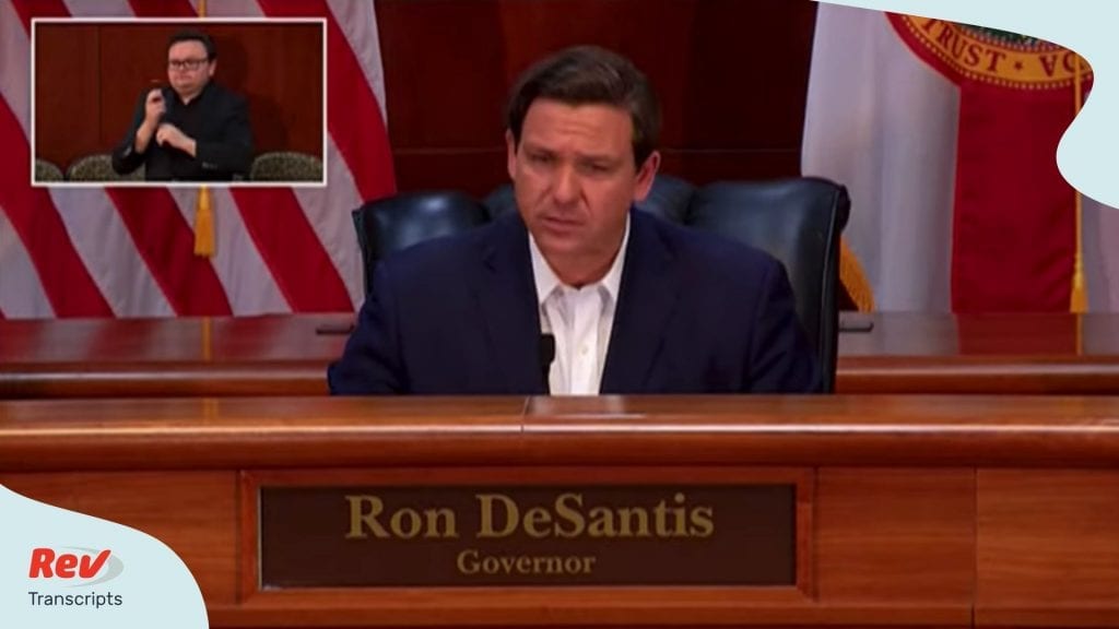 Florida Governor Ron DeSantis April 2