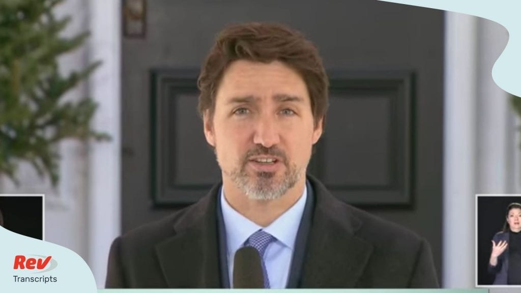 Justin Trudeau Coronavirus Canada Update April 1