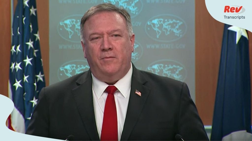 Mike Pompeo Briefing April 7