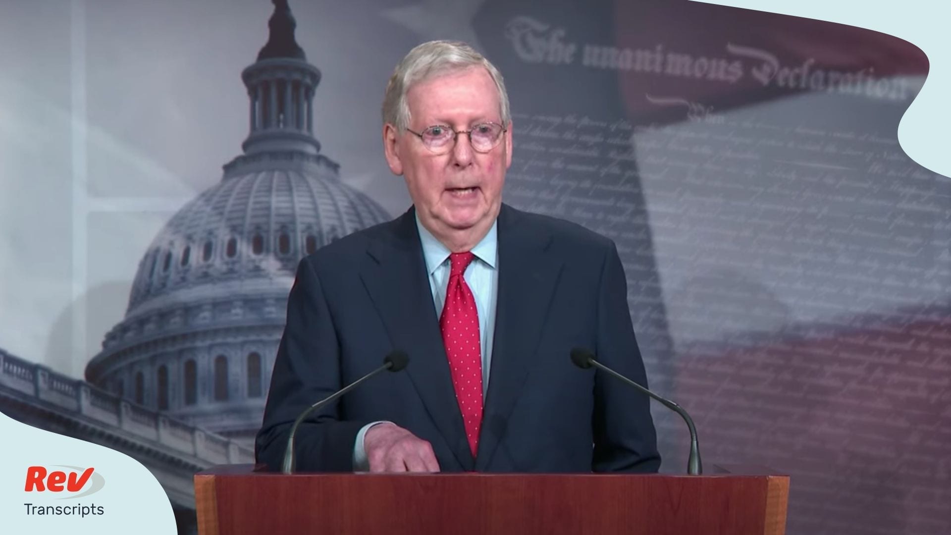 Mitch McConnell Aptil 21 Briefing