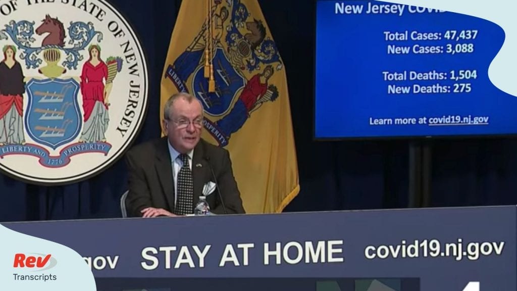 NJ Governor Phil Murphy coronavirus April 8