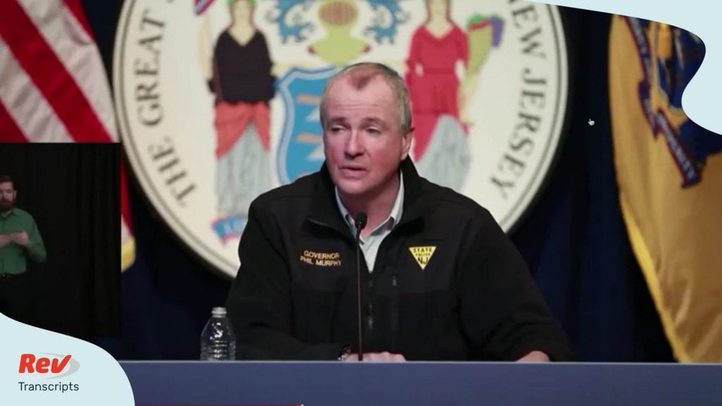 New Jersey Governor April 18 Briefing