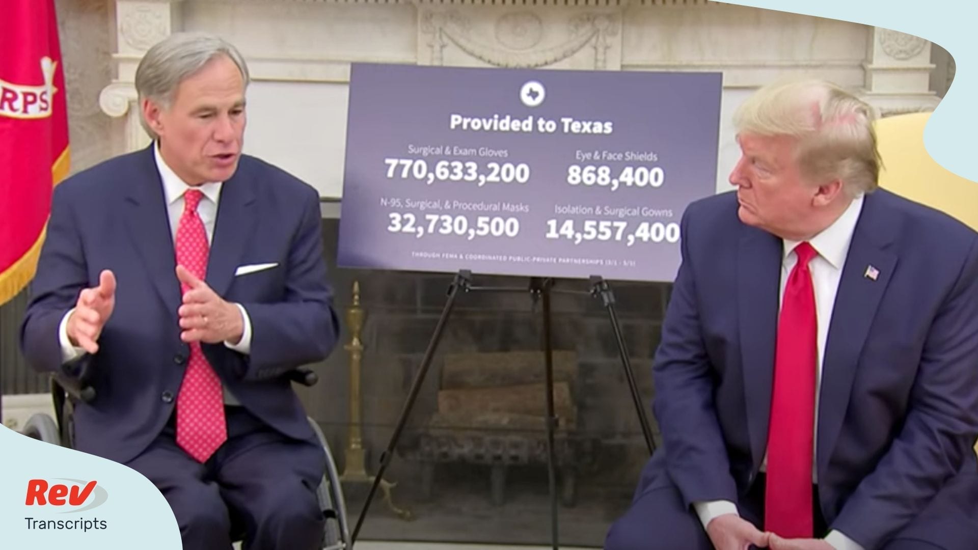 Donald Trump Meets with Texas Governor Greg Abbott