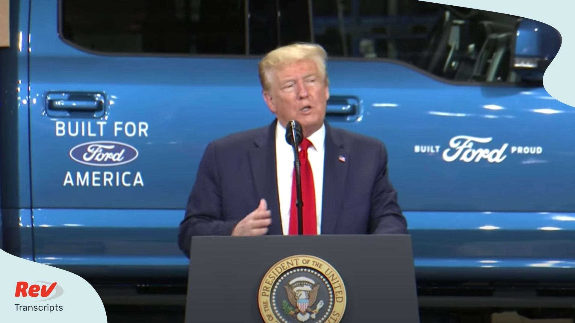 Donald Trump Speech at Ford Plant Michigan Transcript