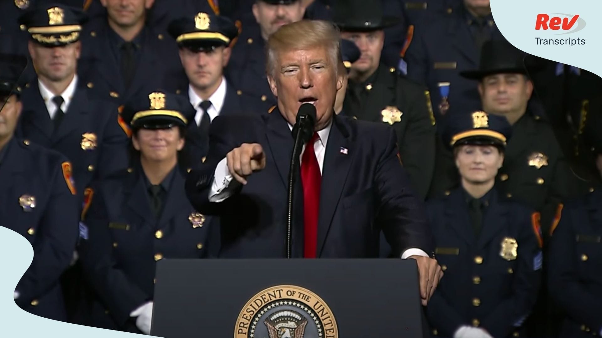 Donald Trump Tells Police Officers Don't be too nice