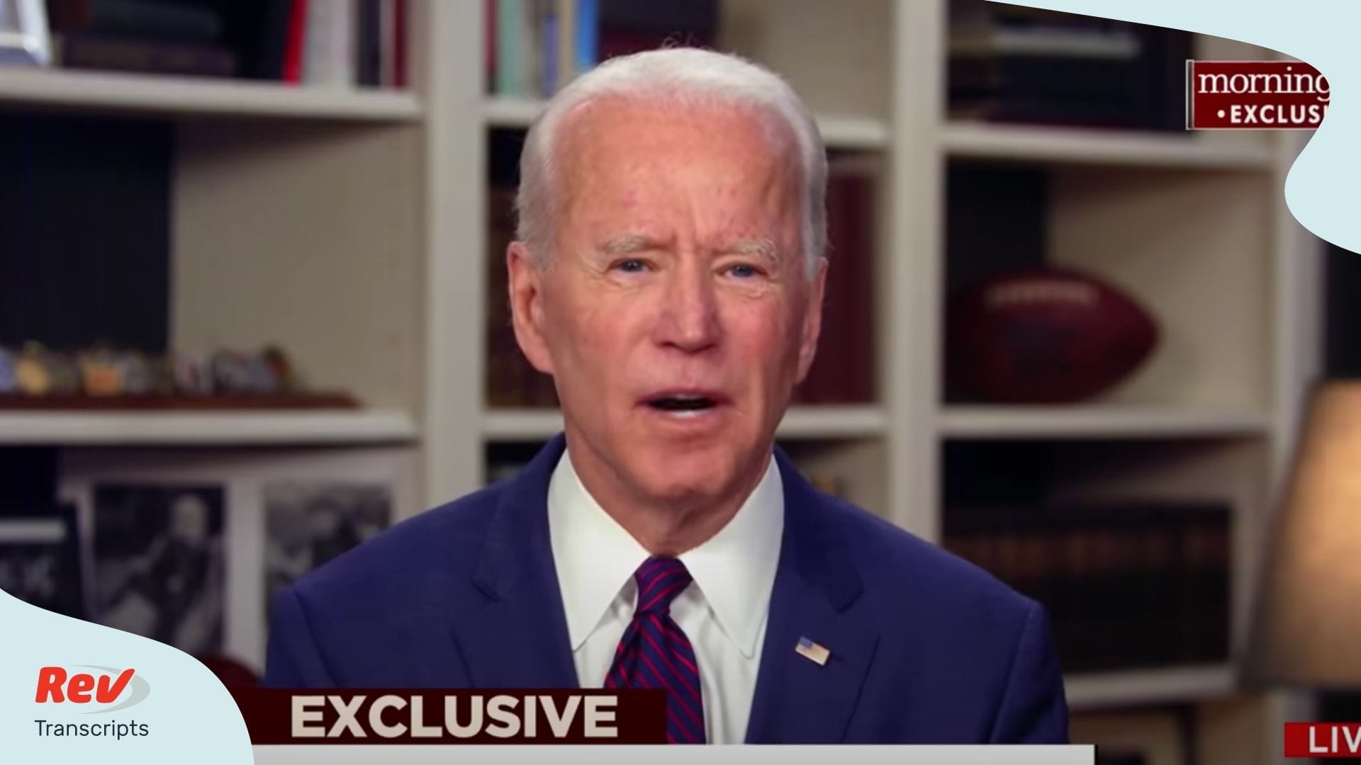 Joe Biden Interview Response to Sexual Allegations