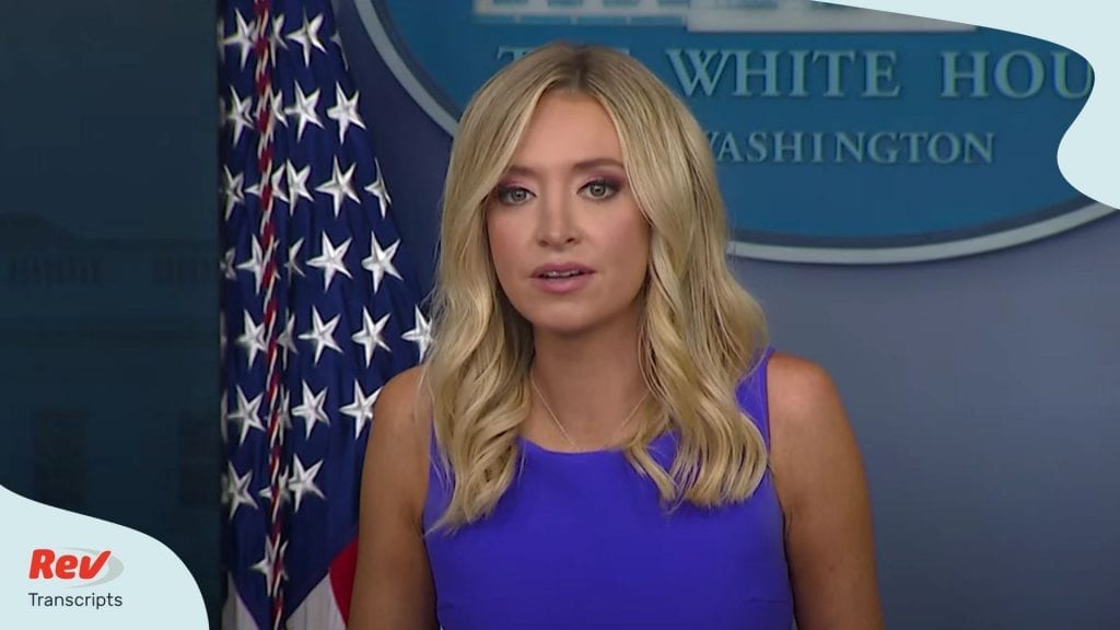 Kayleigh McEnany White House Press Conference May 28