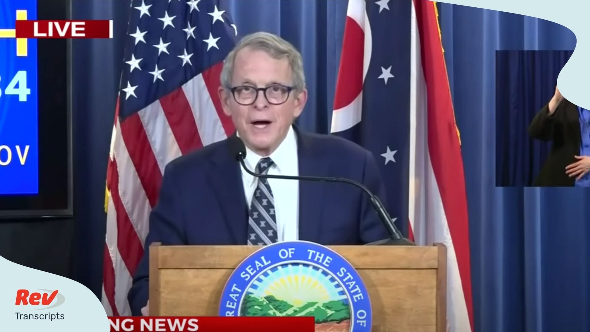 Mike DeWine Press conference