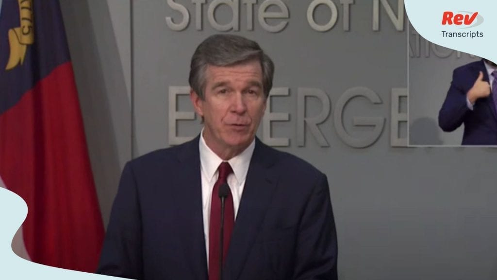Roy Cooper Press Conference May 18