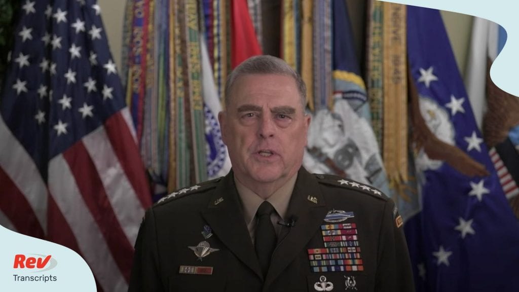 General Milley Apologizes for Trump Photo Op