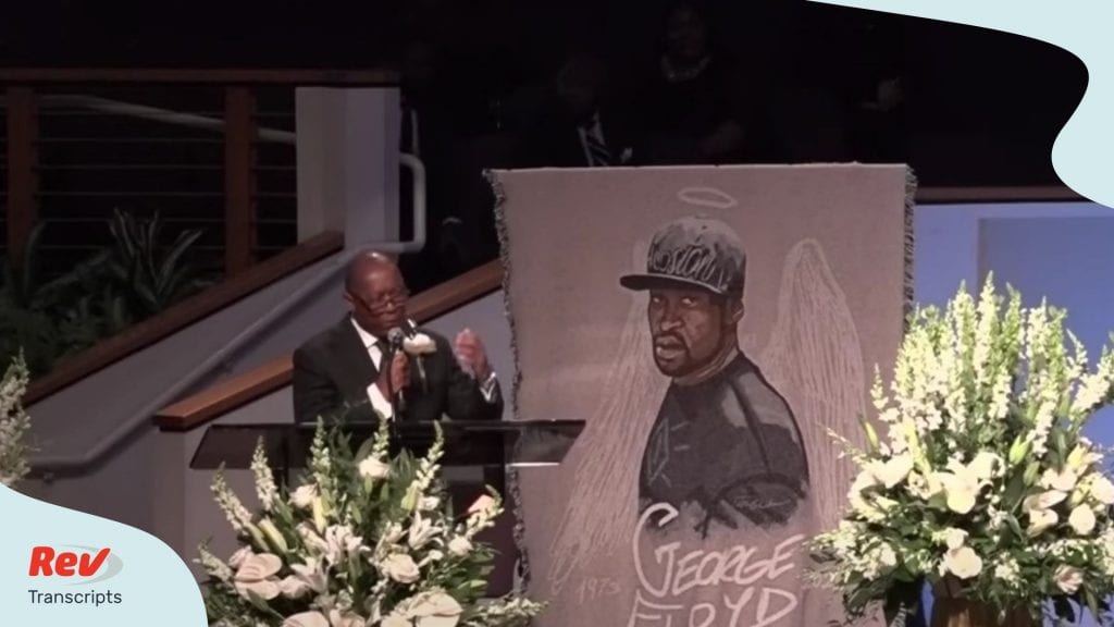 Houston Mayor Sylvester Turner Speaks at George Floyd Funeral