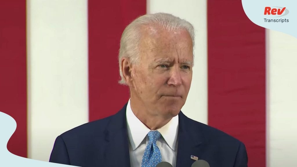 Joe Biden Speech on Coronavirus Outbreak June 30