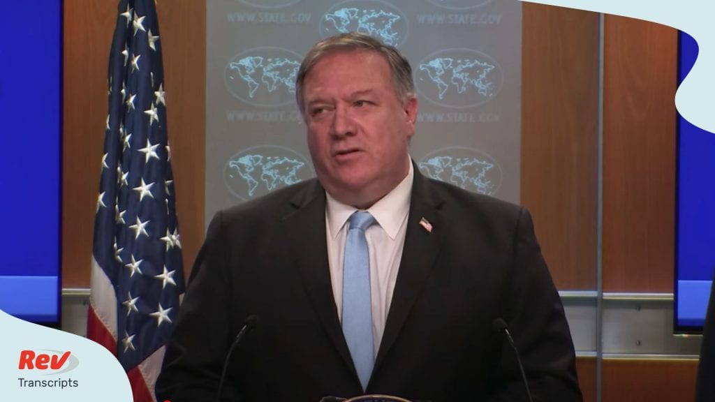 Mike Pompeo gives speech July 16
