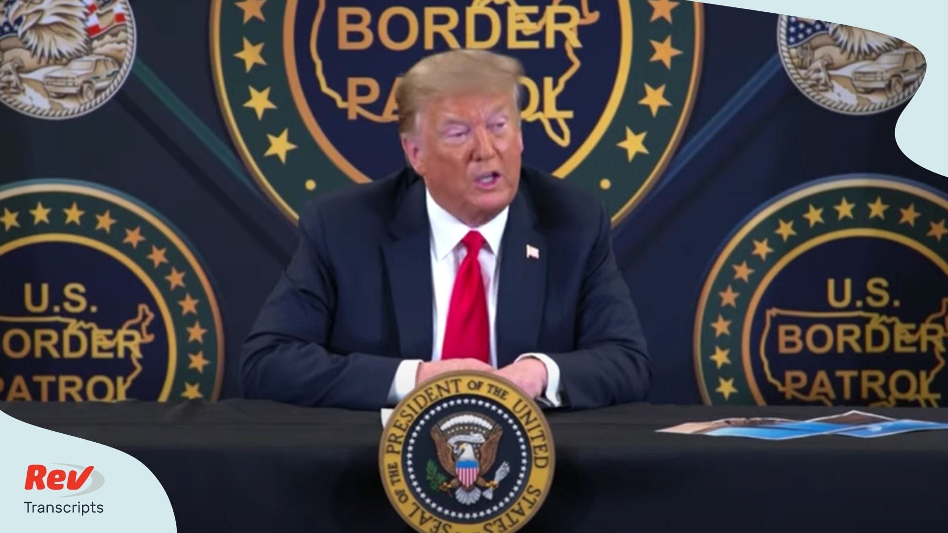 Trump Participates In Roundtable On Border Security