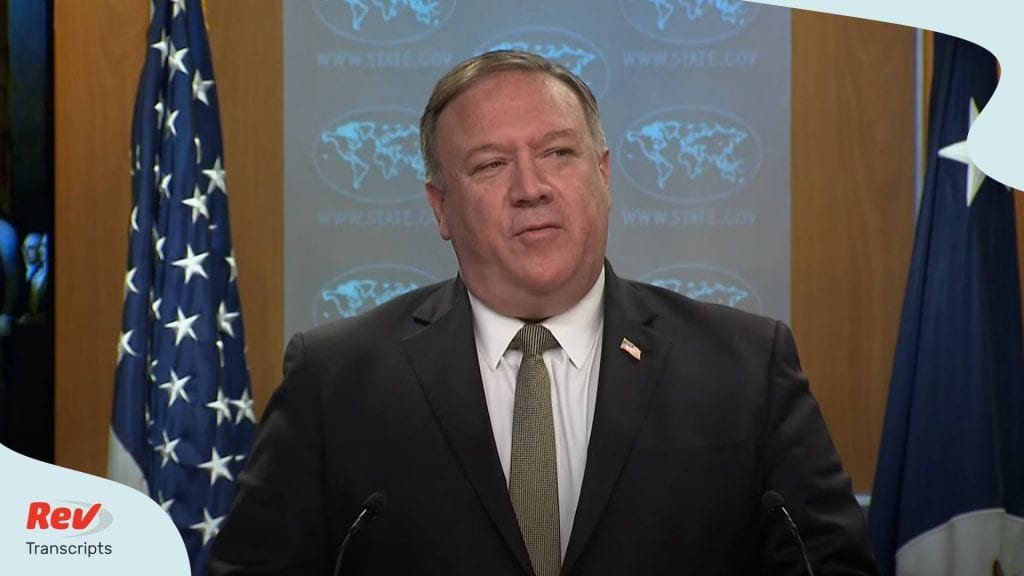 Mike Pompeo Press Conference July 1