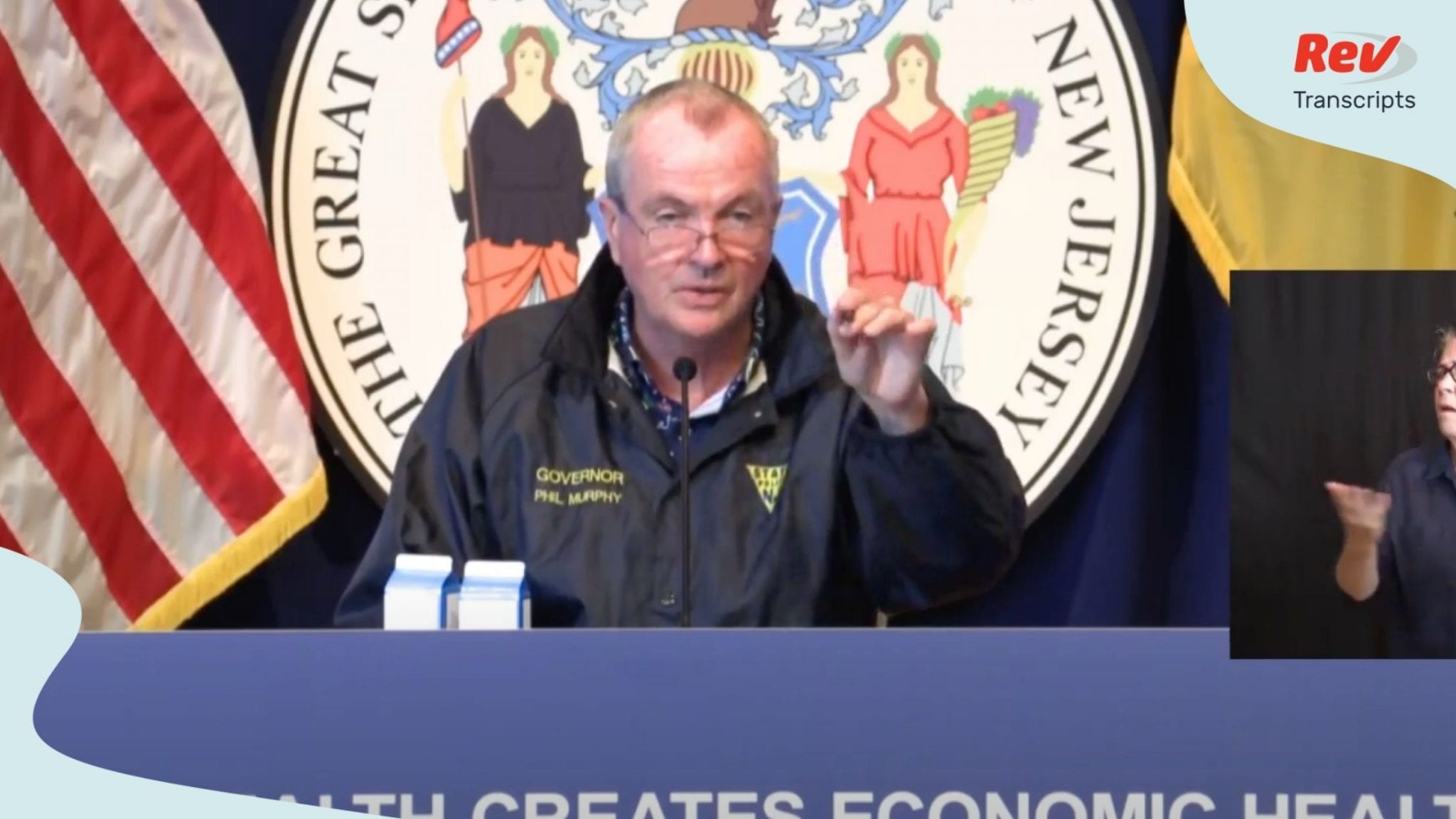 New Jersey Governor Phil Murphy Press Conference Transcript July 31
