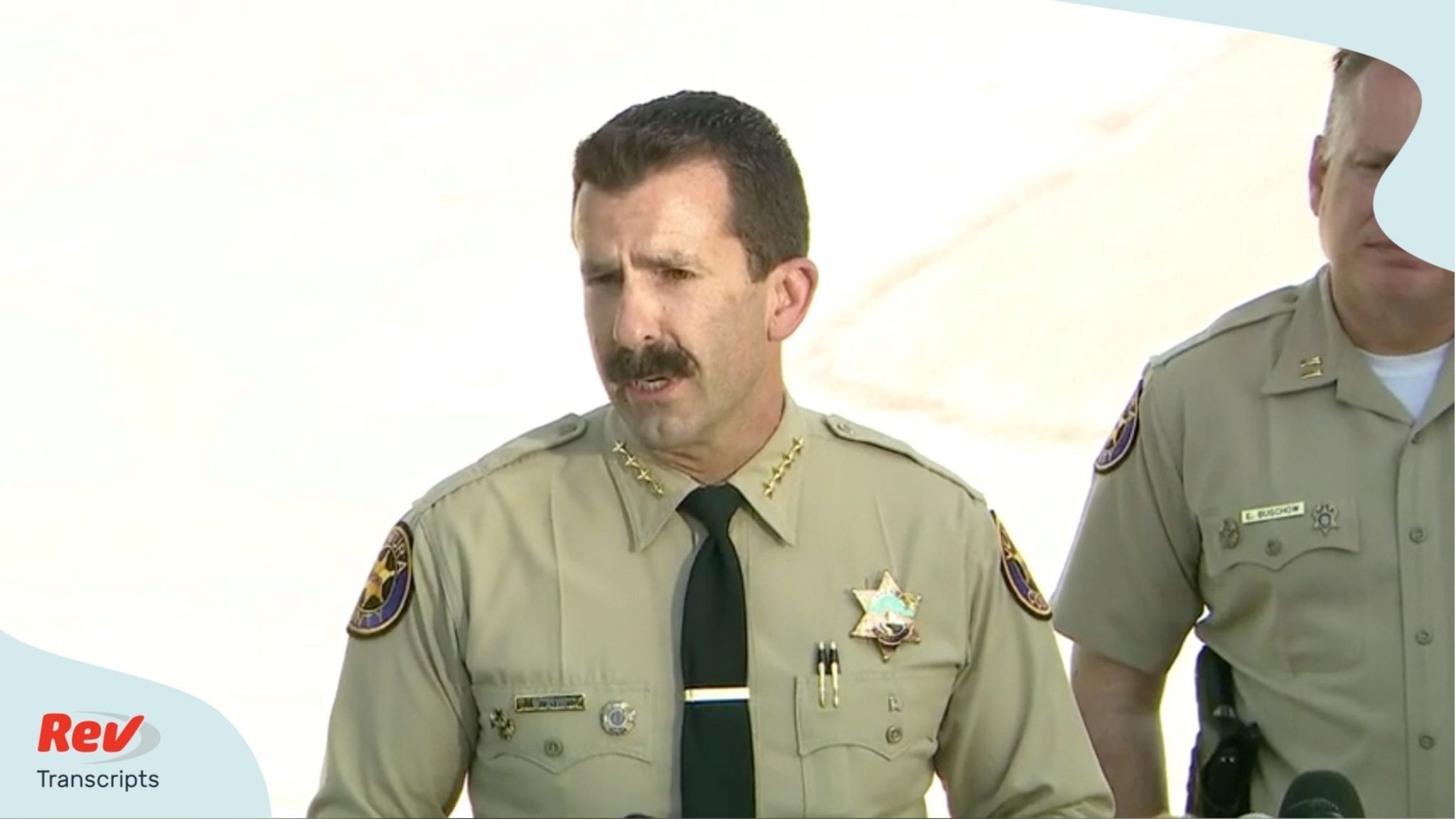 Ventura Sheriff gives press conference on death of 'Glee' actress Naya Rivera