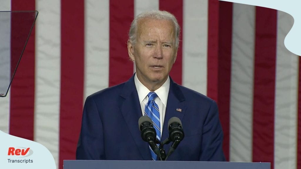 Joe Biden gives speech on July 14
