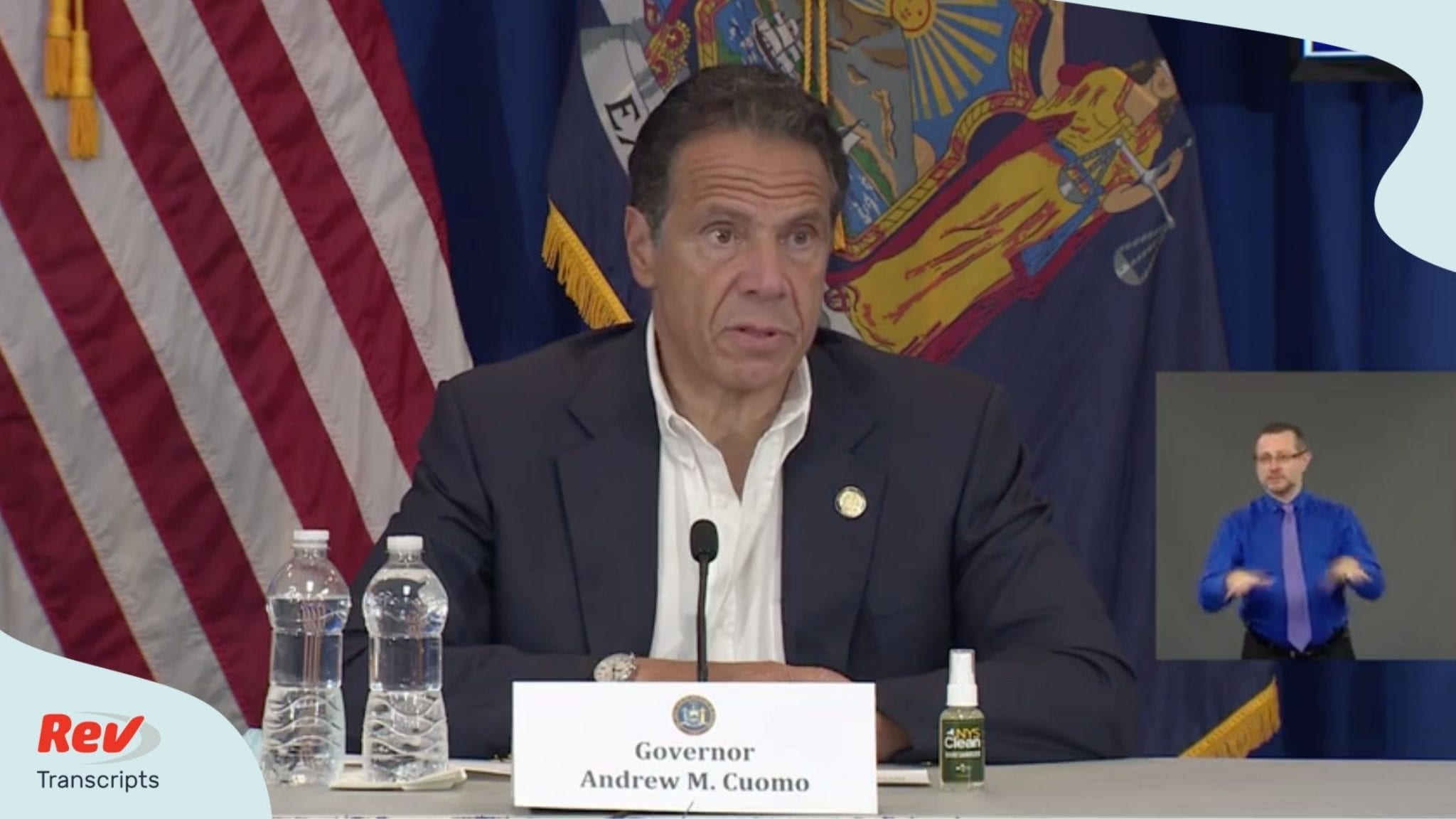 Governor Cuomo held a press conference on July 20