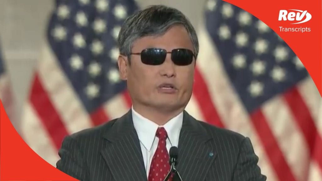 Chen Guangcheng 2020 RNC Speech Transcript