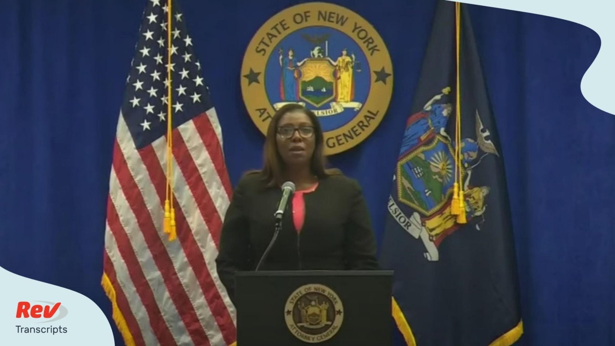 NY AG Letitia James Sues NRA Press Conference August 6