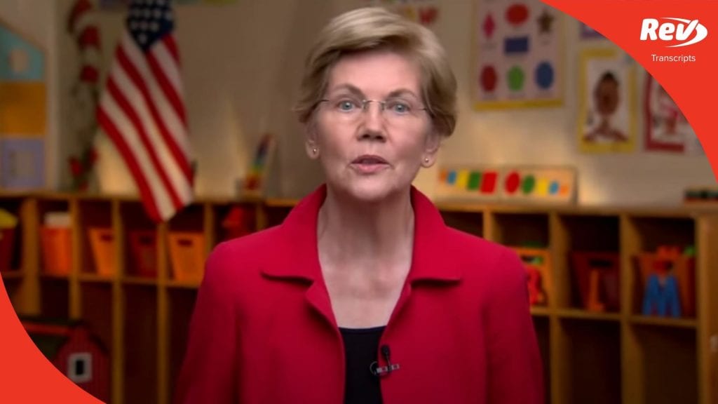 Elizabeth Warren 2020 DNC Speech Transcript