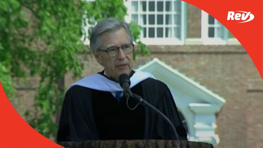 Fred Rogers Mr Rogers Commencement Speech 2002 Dartmouth College