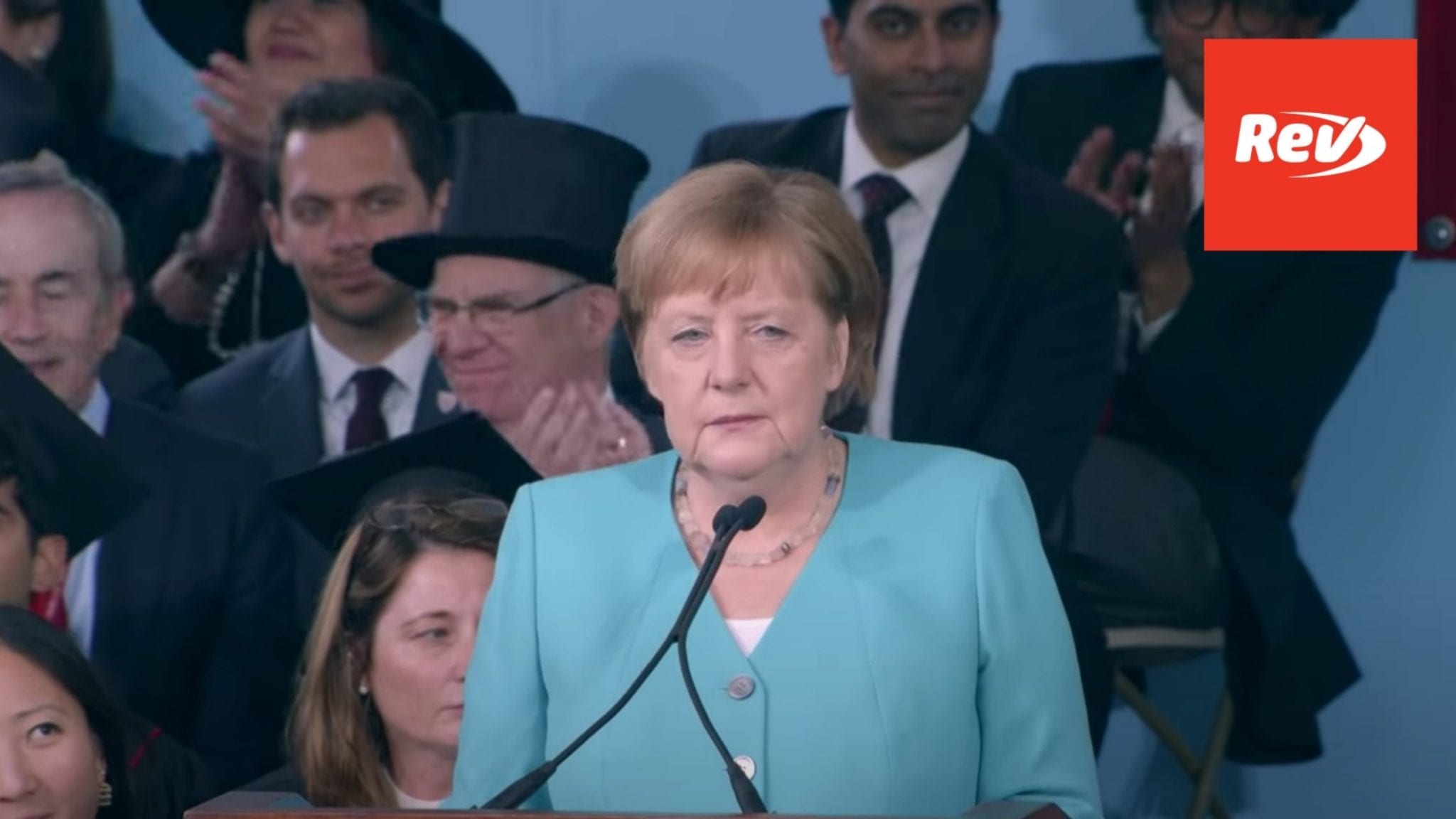 German Chancellor Angela Merkel Harvard Commencement Speech 2019